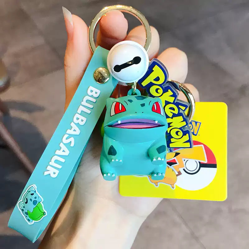 Pokemon Keychain Toys LuminaToyz Bulbasaur Soft PVC