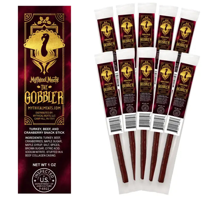 Mythical Meats Snack Sticks Snacks Mythical Meats The Gobbler