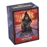 Disney Lorcana Deck Box 80: First Chapter & Rise of the Floodborn (5 options) Supplies Ravensburger DB RFB Mulan