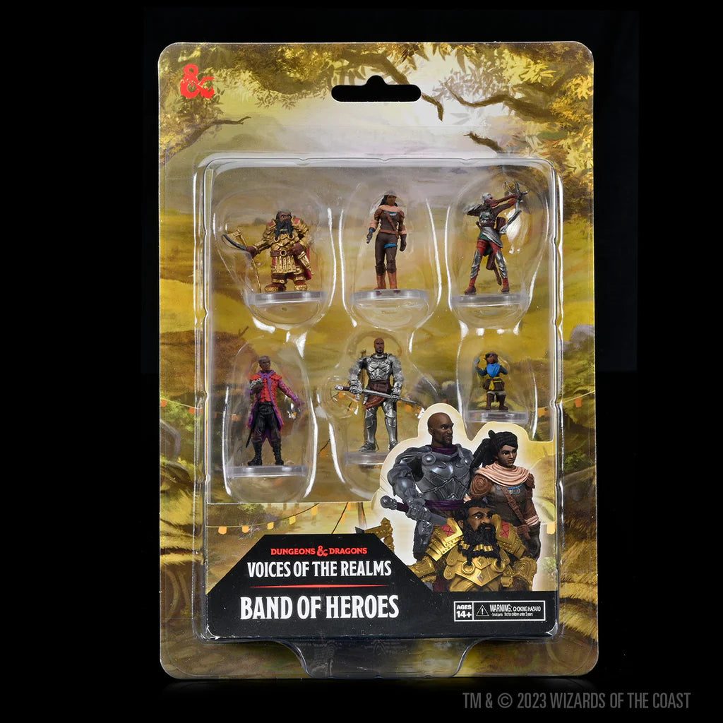 D&D Voices of the Realms Band of Heroes Miniatures Wyrd Games