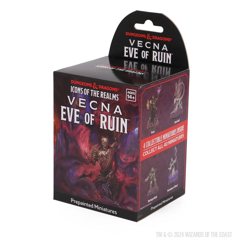 D&D Icons of the Realms Set 32 - Vecna: Eve of Ruin Blind Box (2 options) Miniatures WizKids IotR 32 Vecna Booster