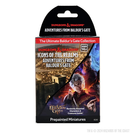 D&D Icons of the Realms Set 35 - Adventures from Baldur's Gate Blind Box Miniatures WizKids IotR 35 Baldur's Gate Booster