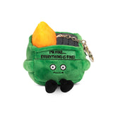 I'm Fine...Everything's Fine Dumpster Fire Plush Bag Charm Plushes Punchkins