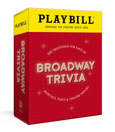 Playbill: Broadway Trivia Card Games Penguin Random House   
