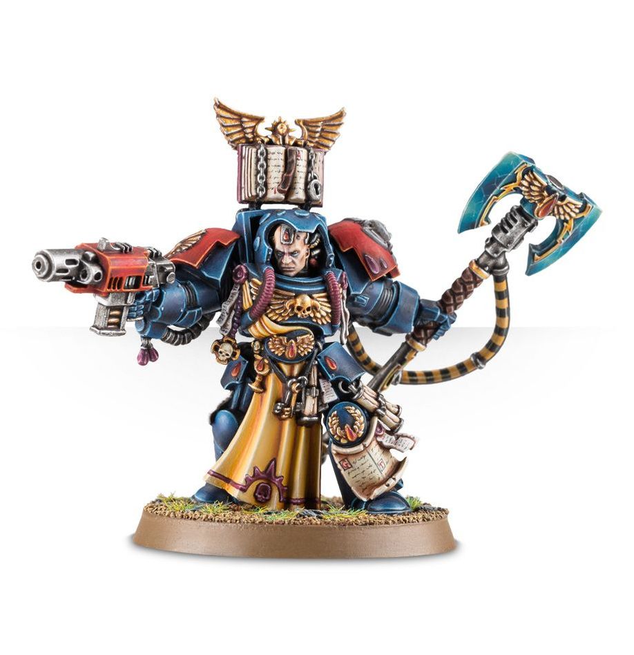 Warhammer 40K Blood Angels: Librarian in Terminator Armour Miniatures Games Workshop