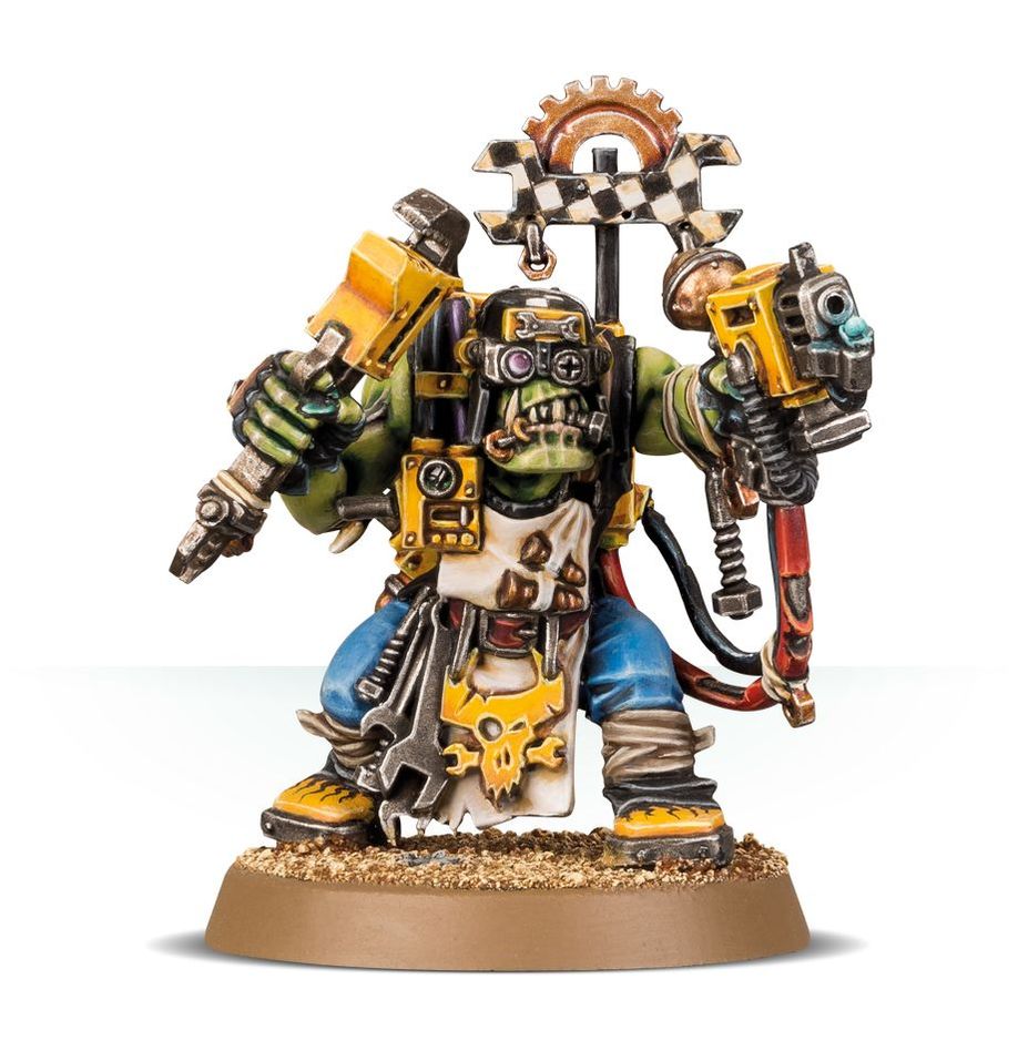 Warhammer 40K Orks: Ork Mek Miniatures Games Workshop