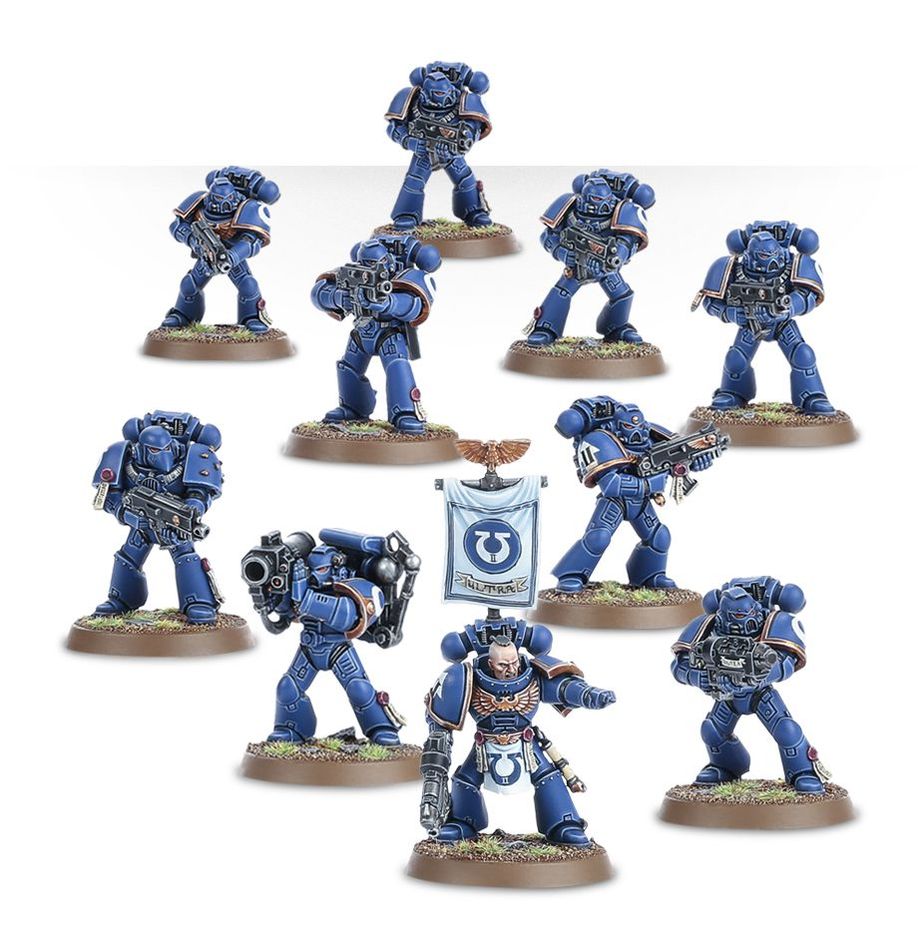 Warhammer 40K Space Marines: Tactical Squad Miniatures Games Workshop   