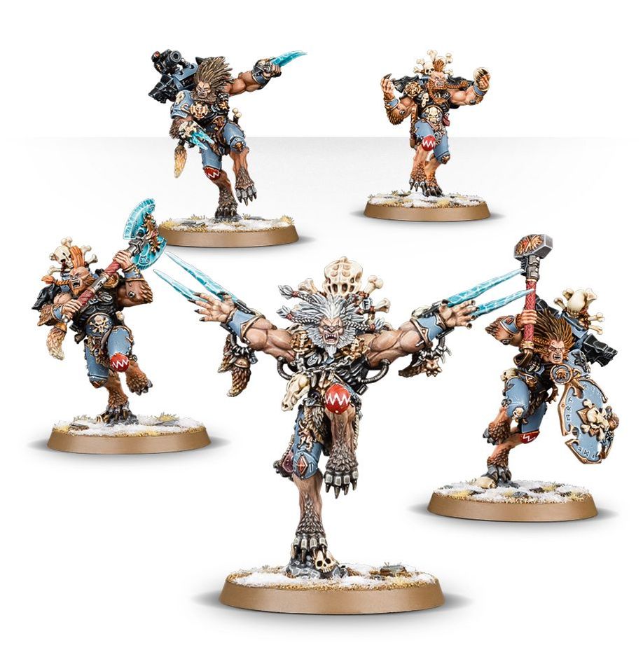 Warhammer 40K Space Wolves: Wulfen Miniatures Games Workshop   