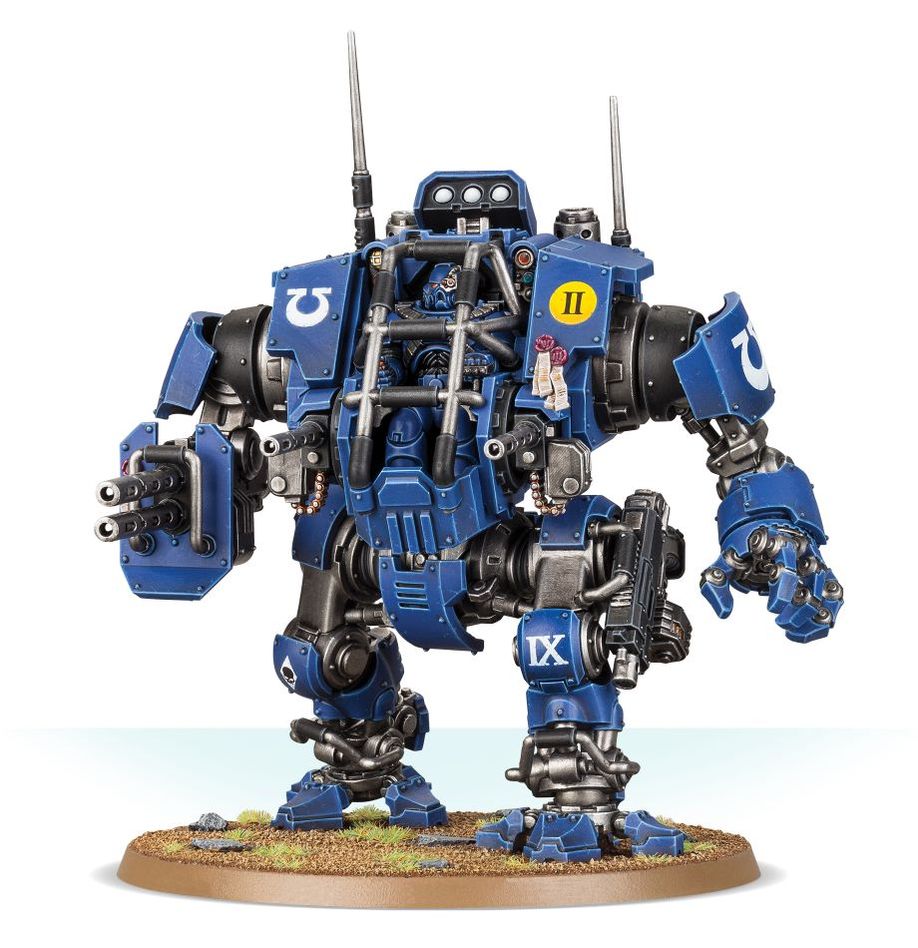 Warhammer 40K Space Marines: Primaris Invictor Tactical Warsuit Miniatures Games Workshop   