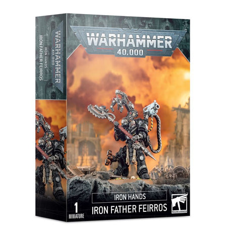 Warhammer 40K Iron Hands: Iron Father Feirros Miniatures Games Workshop W40K IH Iron Father Feirros