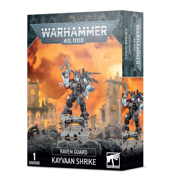 Warhammer 40K Raven Guard: Kayvaan Shrike Miniatures Games Workshop   