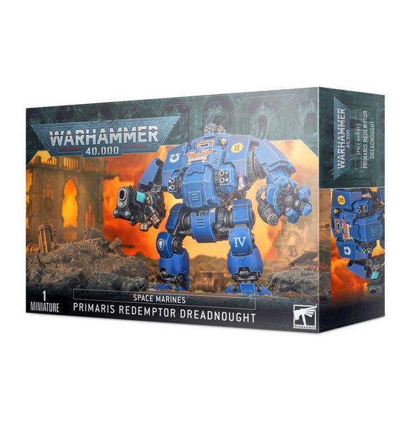 Warhammer 40K Space Marines: Primaris Redemptor Dreadnought Miniatures Games Workshop   