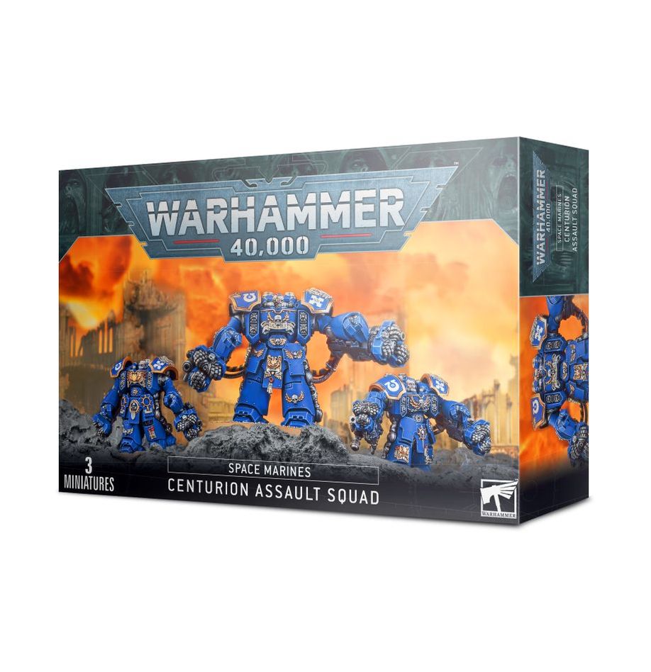 Warhammer 40K Space Marines: Centurion Assault Squad Miniatures Games Workshop   