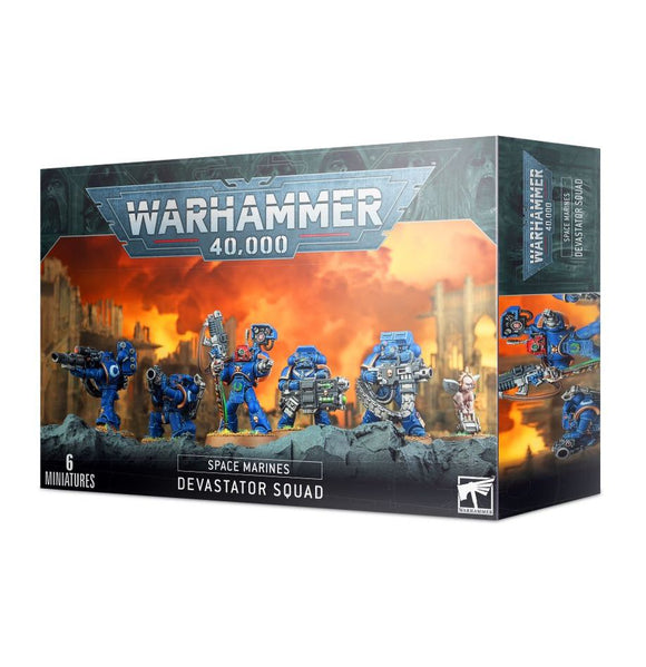 Warhammer 40K Space Marines: Devastator Squad Miniatures Games Workshop   