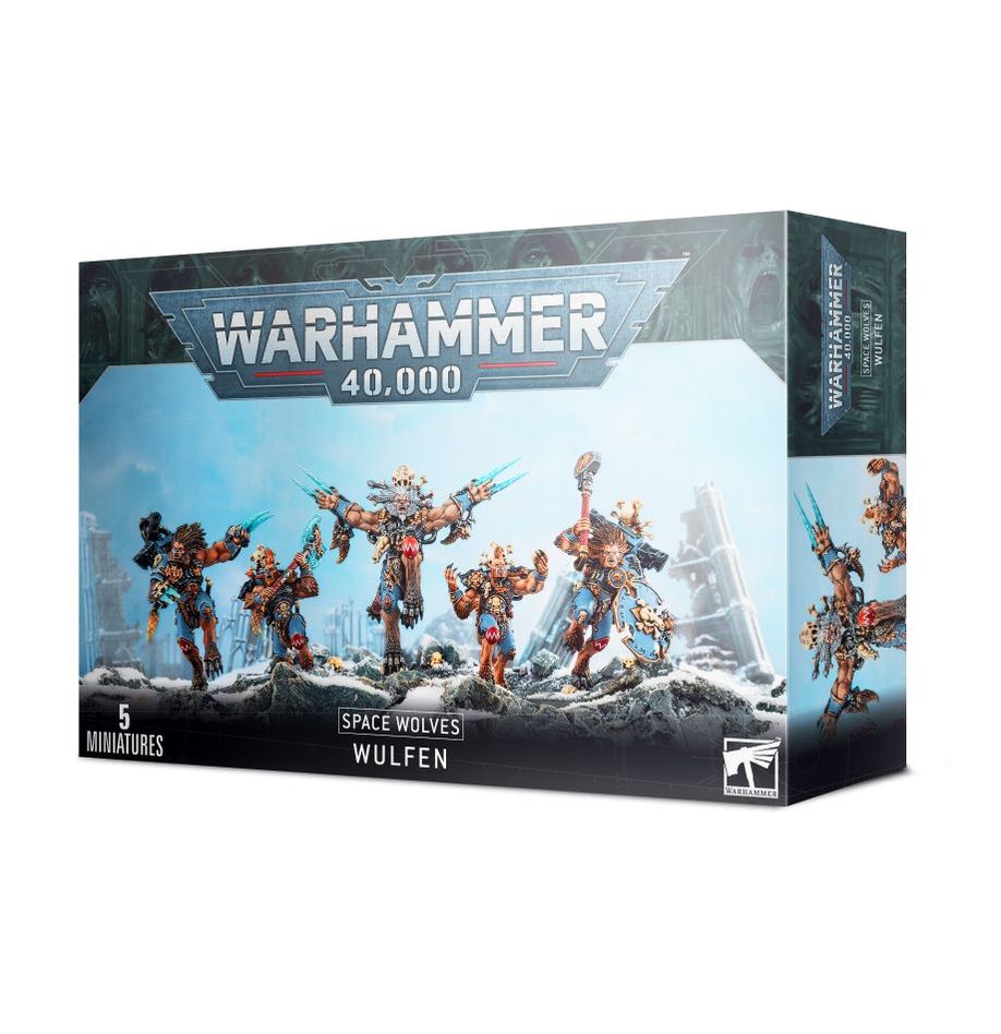 Warhammer 40K Space Wolves: Wulfen Miniatures Games Workshop   