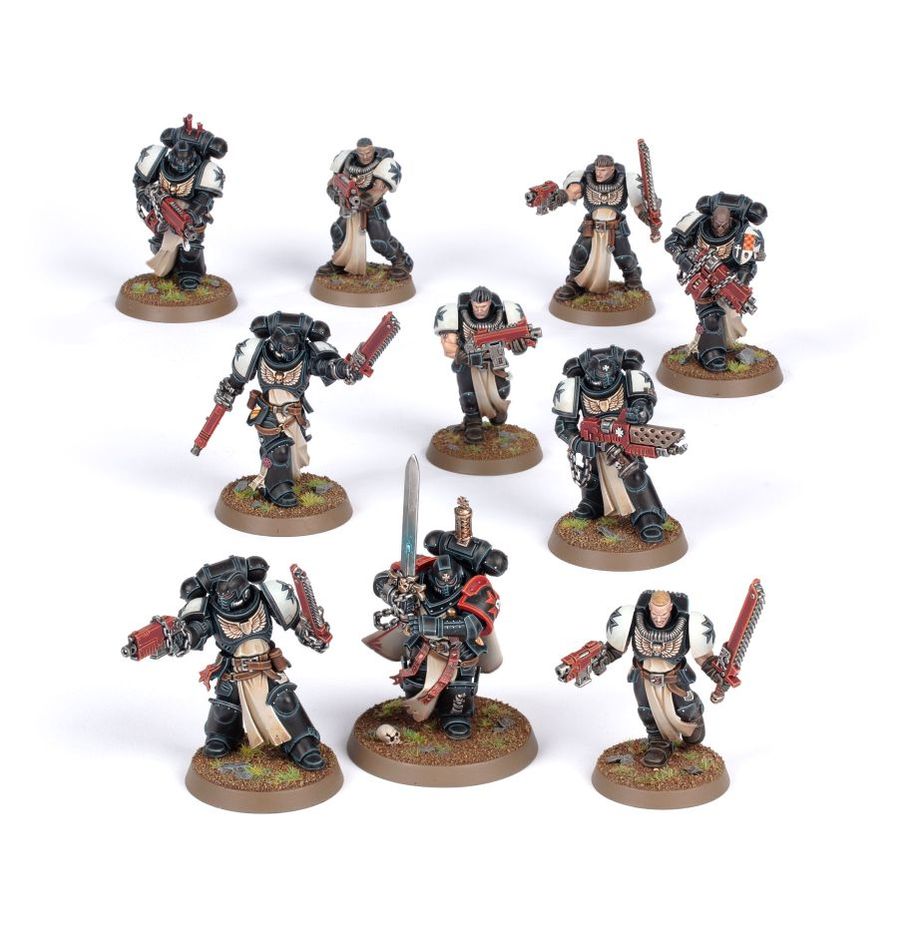 Warhammer 40K Black Templars: Crusader Squad (Primaris Crusaders) Miniatures Games Workshop