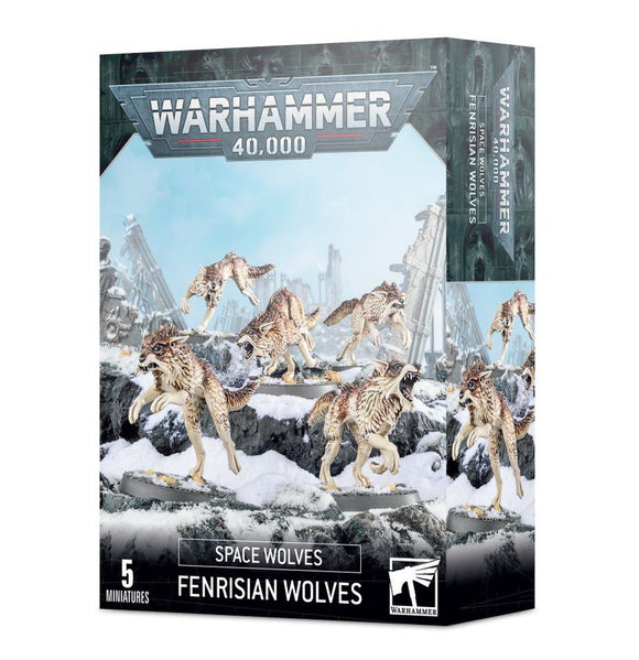 Warhammer 40K Space Wolves: Fenrisian Wolves Miniatures Games Workshop   