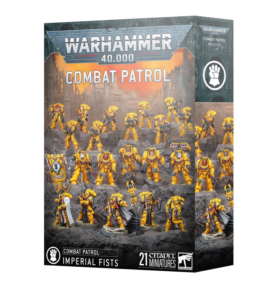 Warhammer 40K Combat Patrol Imperial Fists Miniatures Games Workshop