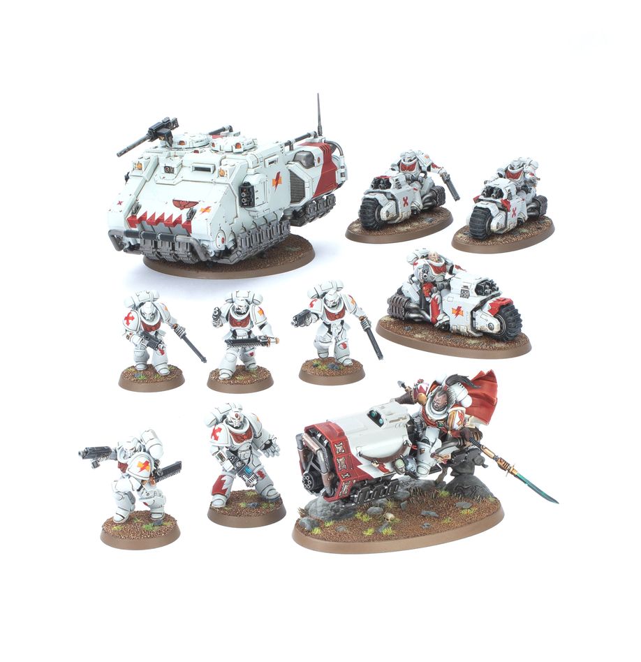 Warhammer 40K Combat Patrol: White Scars Miniatures Games Workshop W40K CP White Scar