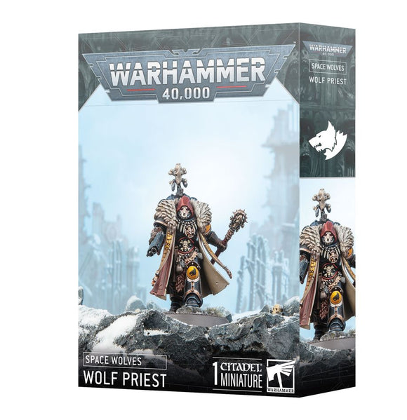 Warhammer 40K Space Wolves: Wolf Priest Miniatures Games Workshop