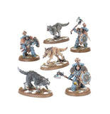 Warhammer 40K Space Wolves: Wolf Guard Headtakers Miniatures Games Workshop