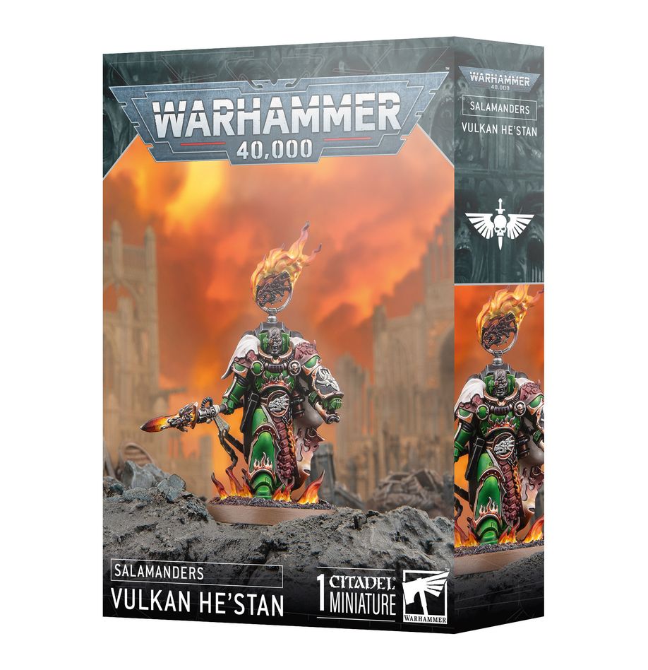 Warhammer 40K Salamanders Vulkan He'stan Miniatures Games Workshop
