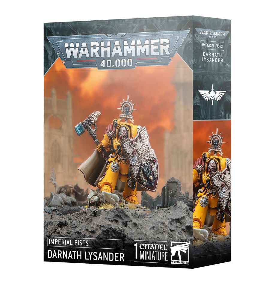 Warhammer 40K Imperial Fists Darnath Lysander Miniatures Games Workshop