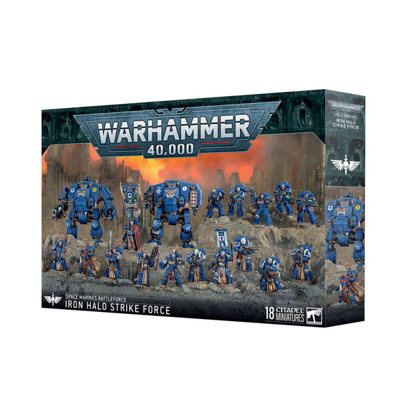 Warhammer 40K Space Marines Battleforce: Iron Halo Strike Force Miniatures Games Workshop W40K SM BF IHSF