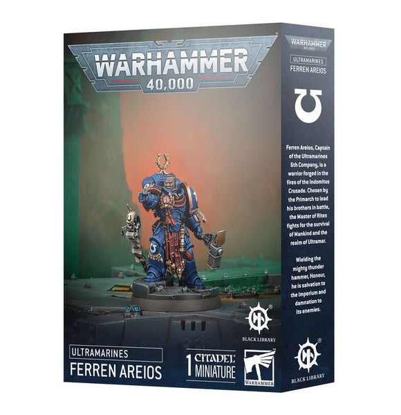 Warhammer 40K Ultramarines: Ferren Areios Miniatures Games Workshop W40K UM Ferren Areios