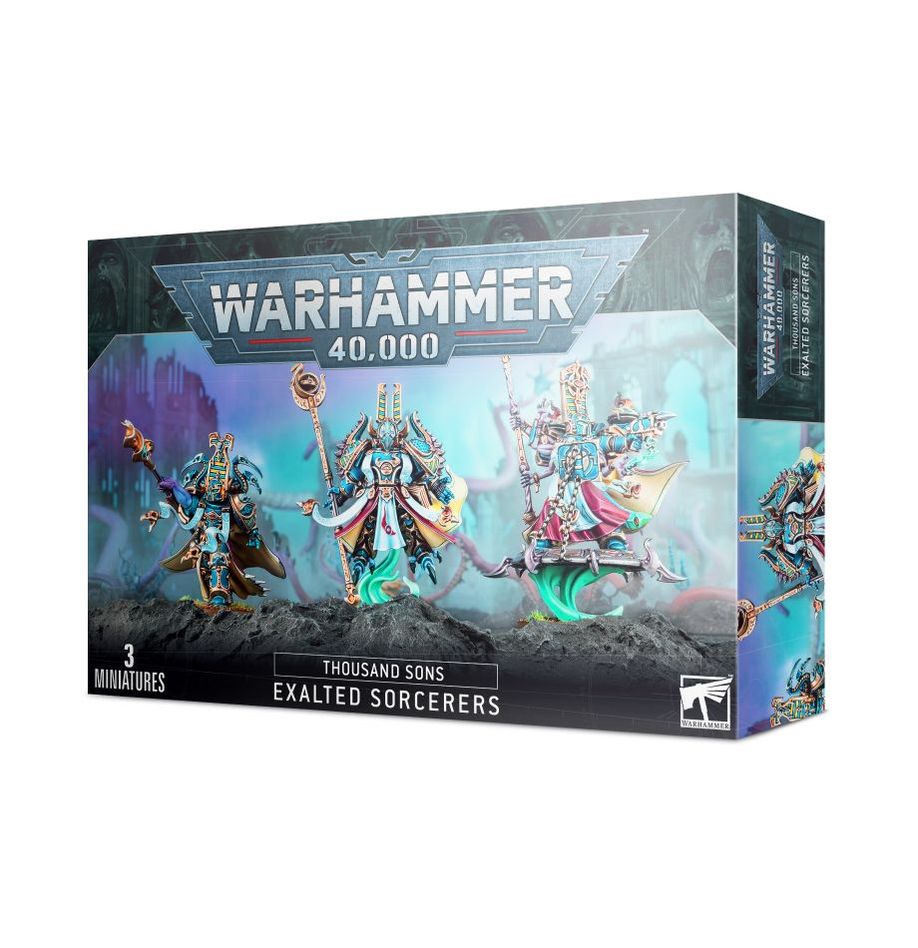 Warhammer 40K Thousand Sons: Exalted Sorcerers Miniatures Games Workshop   