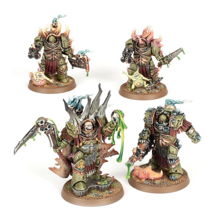 Lord of Contagion and Blightlord Terminators Miniatures Games Workshop WH40K LoC Blightlord Terminators