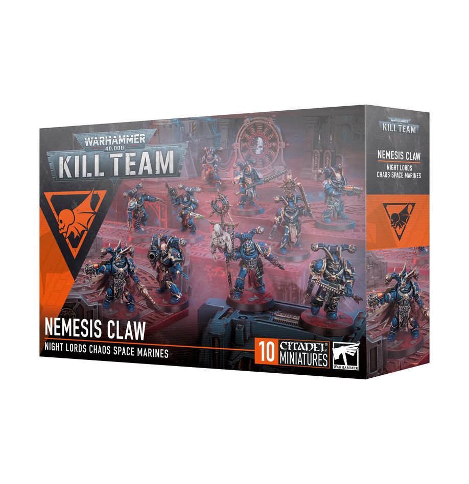 Warhammer 40K Kill Team: Nemesis Claw - Night Lords Chaos Space Marines Miniatures Games Workshop