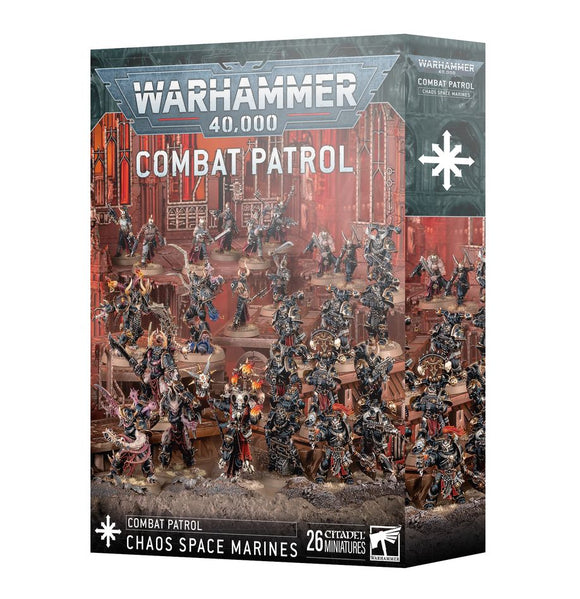 Warhammer 40K 10E Chaos Space Marines: Combat Patrol Miniatures Games Workshop   