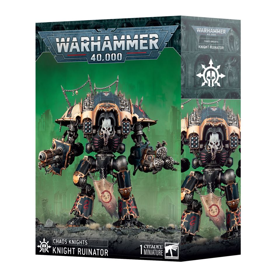 Warhammer 40K Chaos Knights: Knight Ruinator Miniatures Games Workshop
