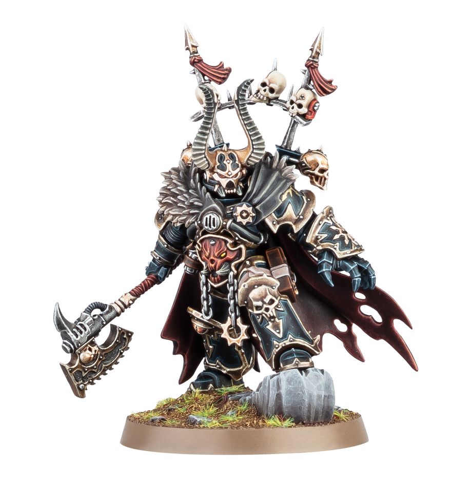 Warhammer 40K Chaos Space Marines: Chaos Lord Miniatures Games Workshop   