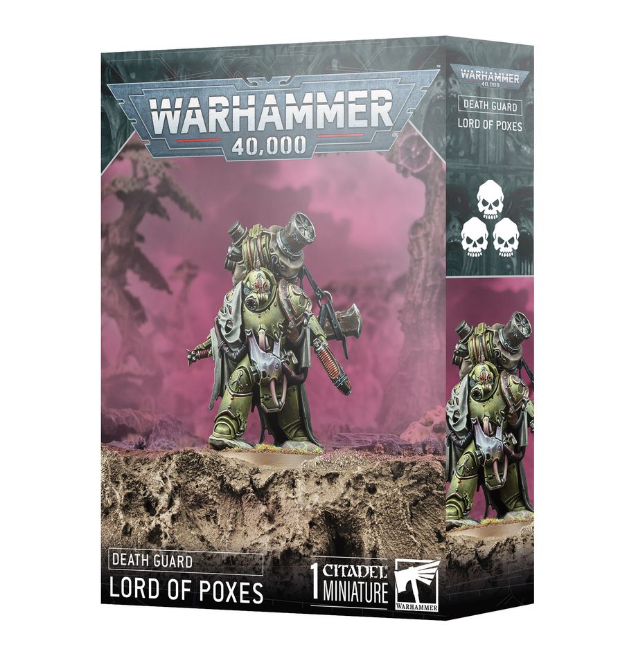Warhammer 40K Death Guard Lord of Poxes Miniatures Games Workshop