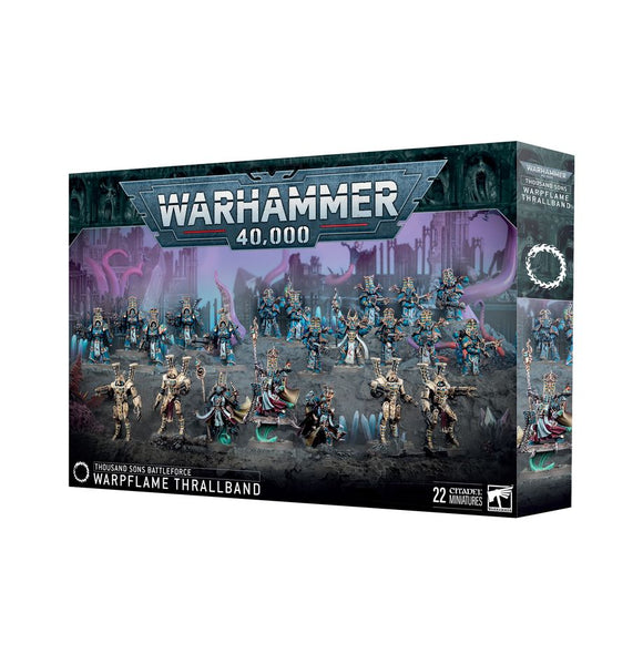 Warhammer 40K Thousand Sons Battleforce: Warpflame Thrallband Miniatures Games Workshop