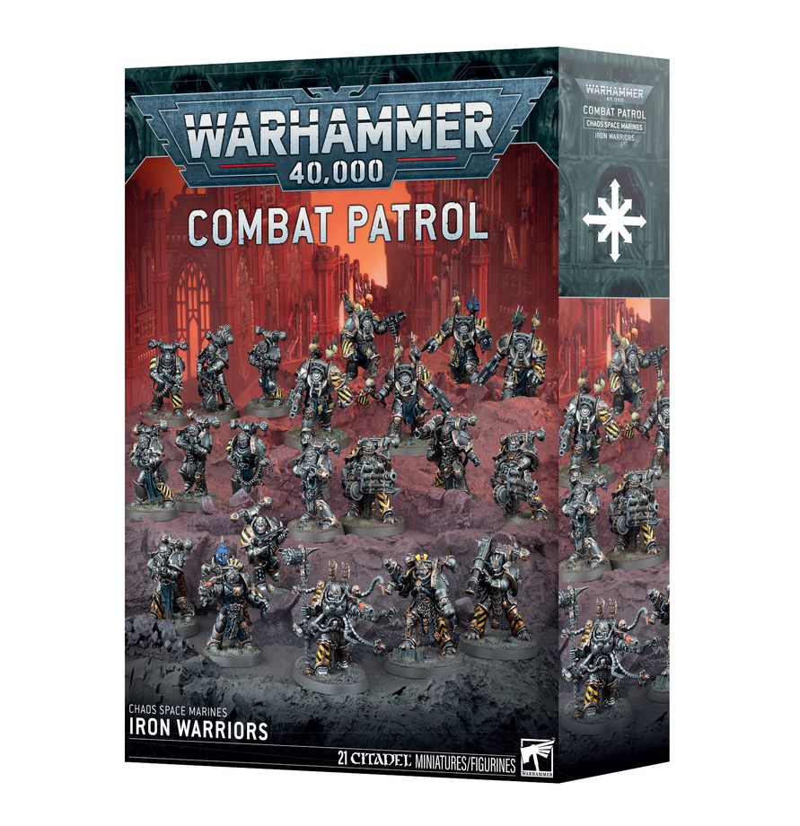 Warhammer 40k Combat Patrol: Chaos Space Marines – Iron Warriors Miniatures Games Workshop WH40k CP Iron Warriors