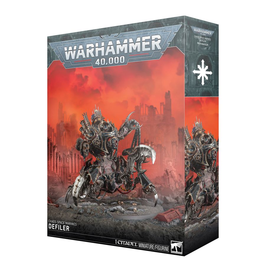 Warhammer 40k Chaos Space Marines Defiler Miniatures Games Workshop WH40k Defiler