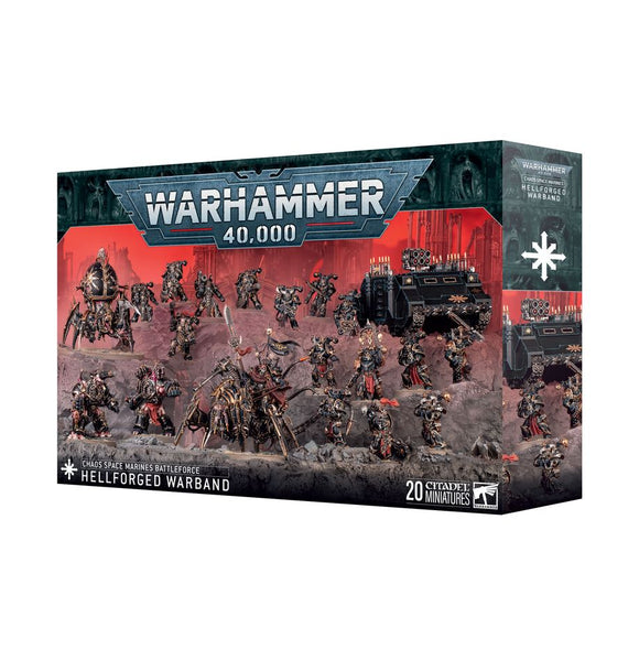 Warhammer 40K Chaos Space Marines Battleforce: Hellforged Warband Miniatures Games Workshop W40K CSM BF HW