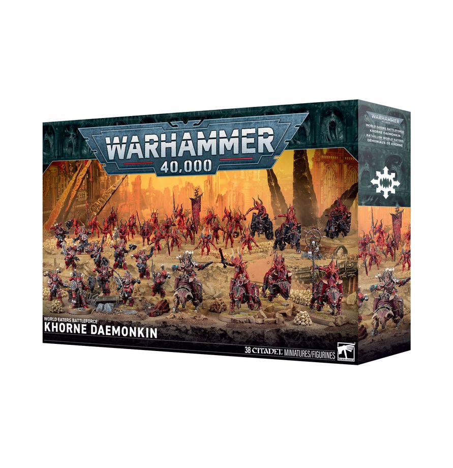 Warhammer 40K: World Eaters Battleforce: Khorne Daemonkin Miniatures Games Workshop WH40k World Eaters BF KD