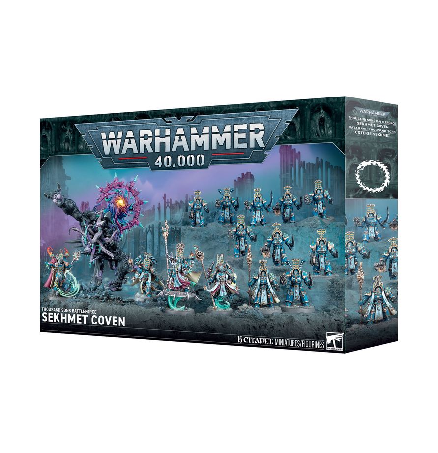 Warhammer 40K: Thousand Sons Battleforce: Sekhmet Coven Miniatures Games Workshop WH40KThou Sons Sekhmet Cov