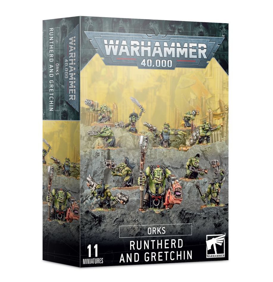 Warhammer 40K Orks: Runtherd and Gretchin Miniatures Games Workshop   