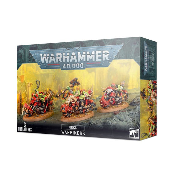 Warhammer 40K Orks: Warbikers Miniatures Games Workshop   