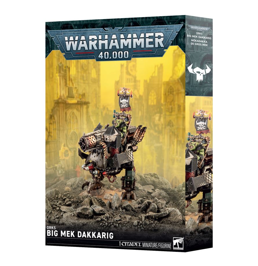 Warhammer 40K Orks: Big Mek Dakkarig Miniatures Games Workshop W40K ORK Big Mek Dakkarig