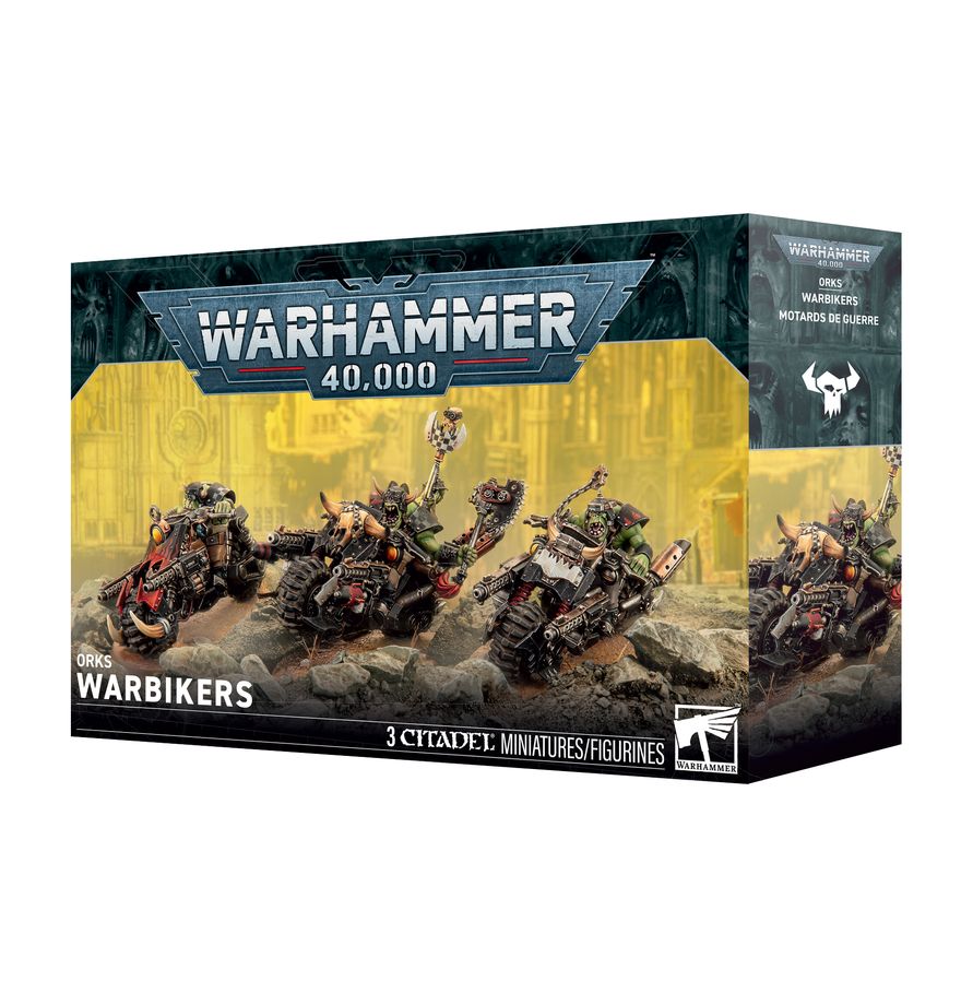 Warhammer 40K Orks: Warbikers Miniatures Games Workshop W40K ORK Warbikers