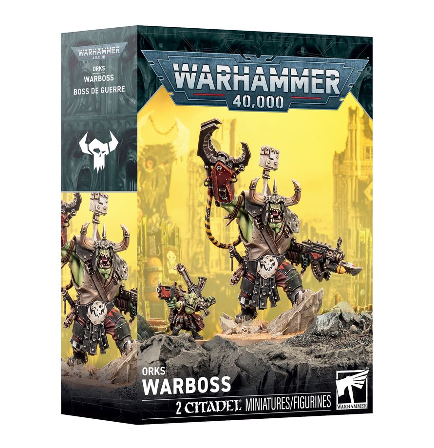 Warhammer 40K Orks: Warboss Miniatures Games Workshop W40K ORK Warboss