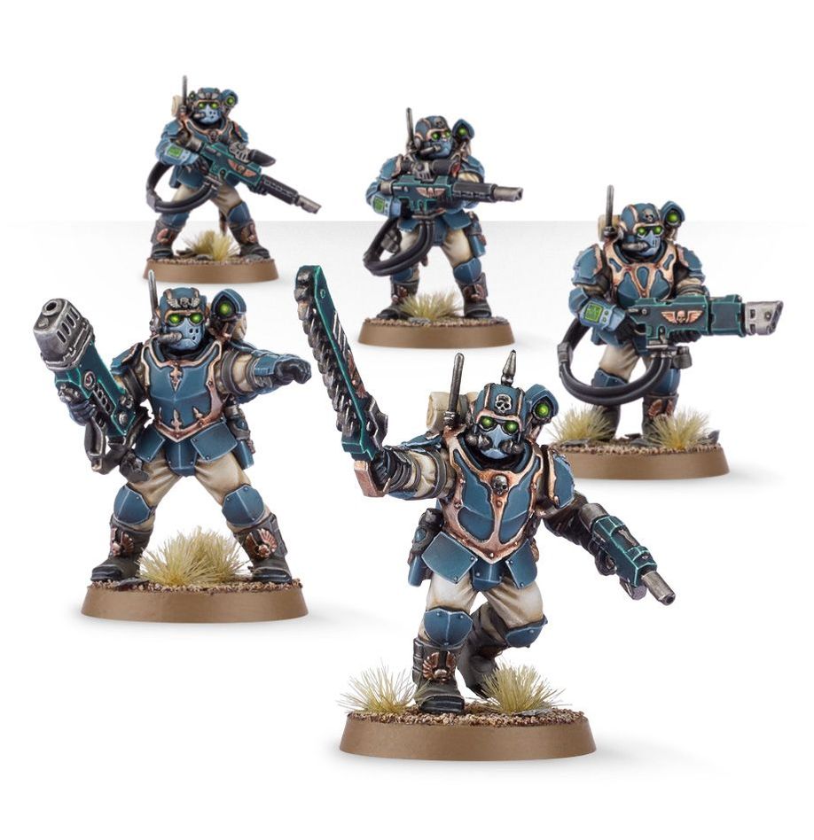 Warhammer 40K Astra Militarum: Tempestus Scions Miniatures Games Workshop   