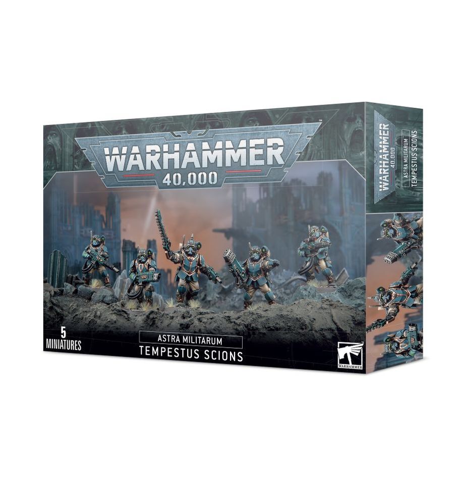 Warhammer 40K Astra Militarum: Tempestus Scions Miniatures Games Workshop   