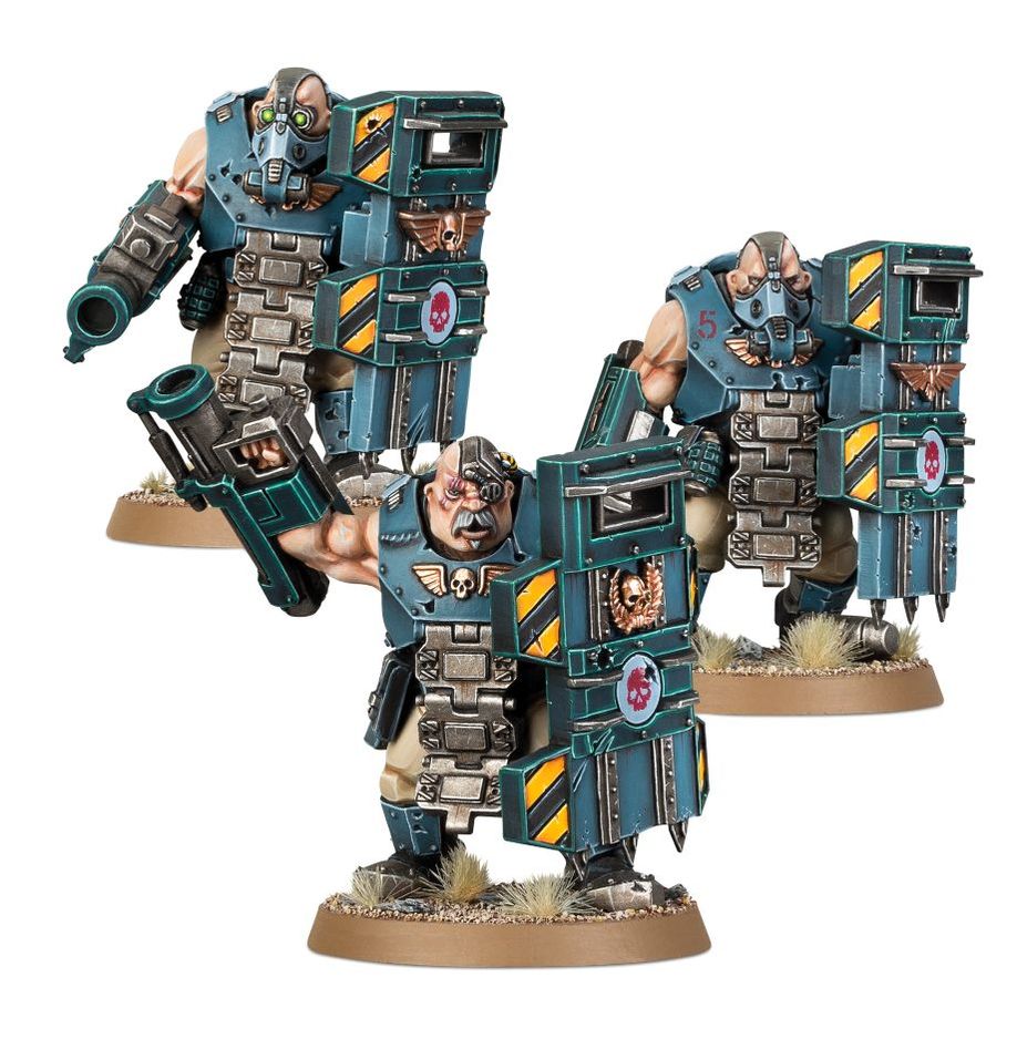 Warhammer 40K Astra Militarum: Bullgryns Miniatures Games Workshop   